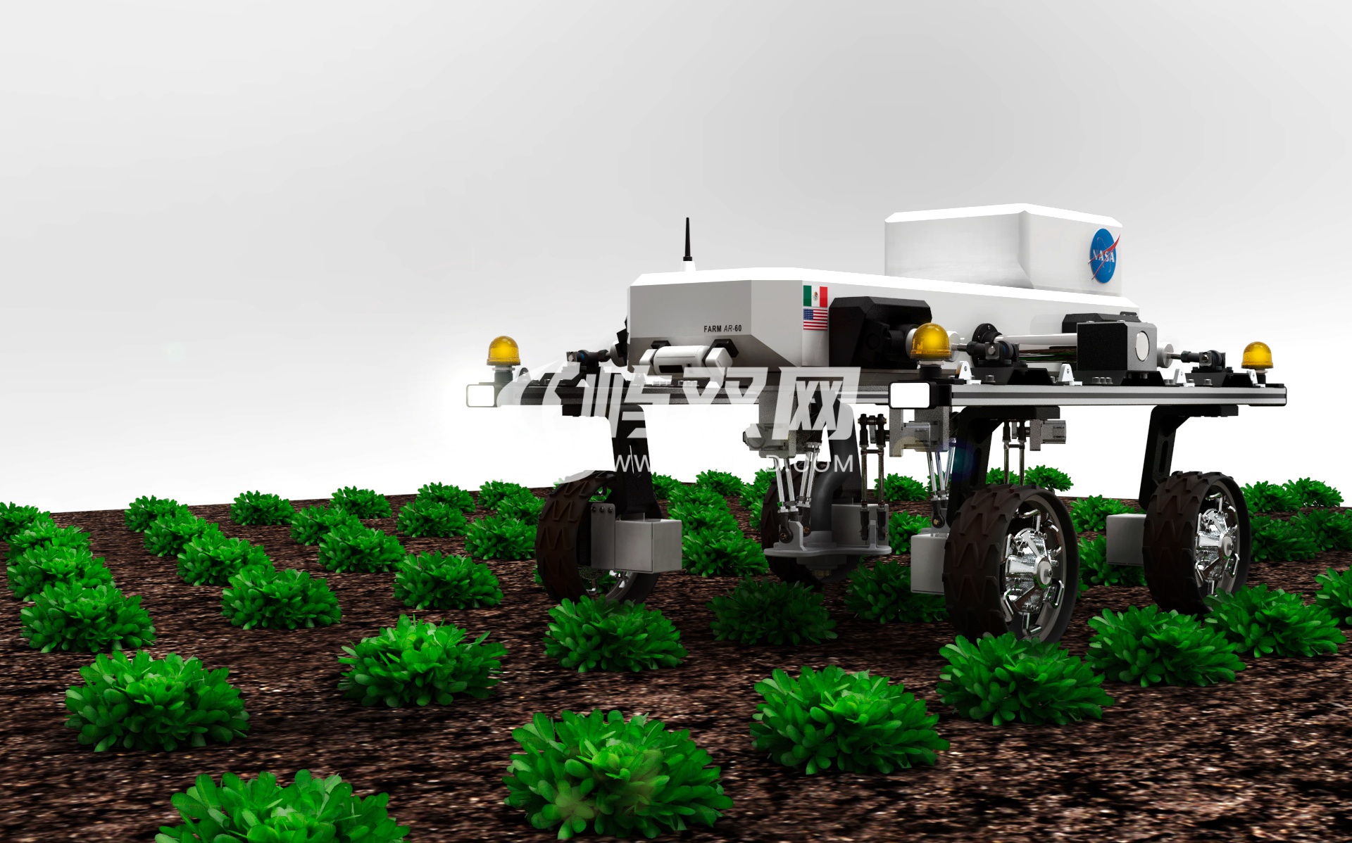 火星月球农场机器人漫游者