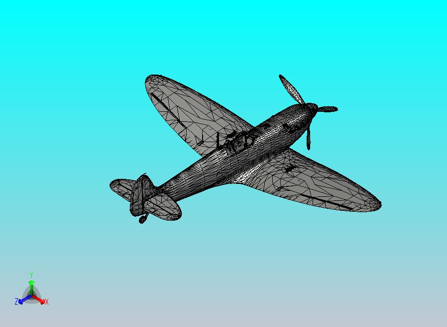 英国皇家空军喷火n3201战斗机