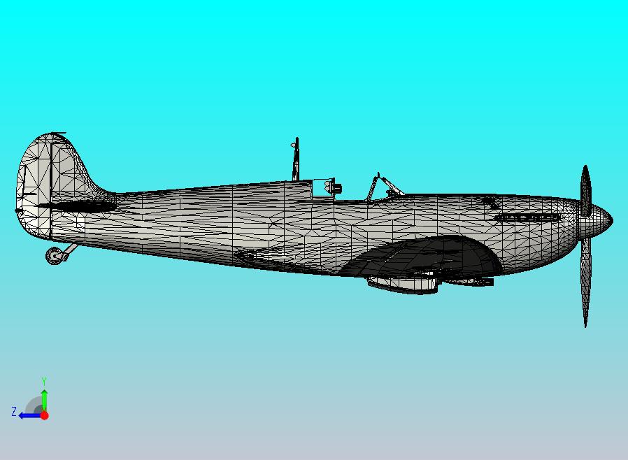 英国皇家空军喷火n3201战斗机