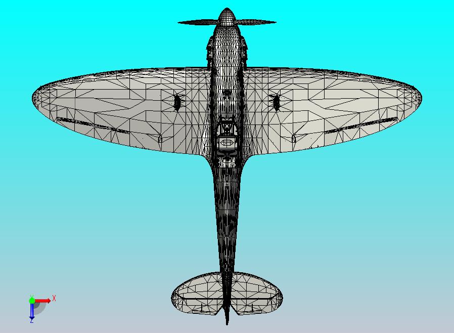 英国皇家空军喷火n3201战斗机