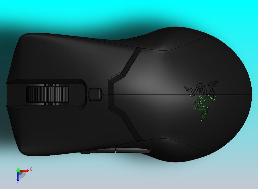 雷蛇蝰蛇迷你鼠标模型