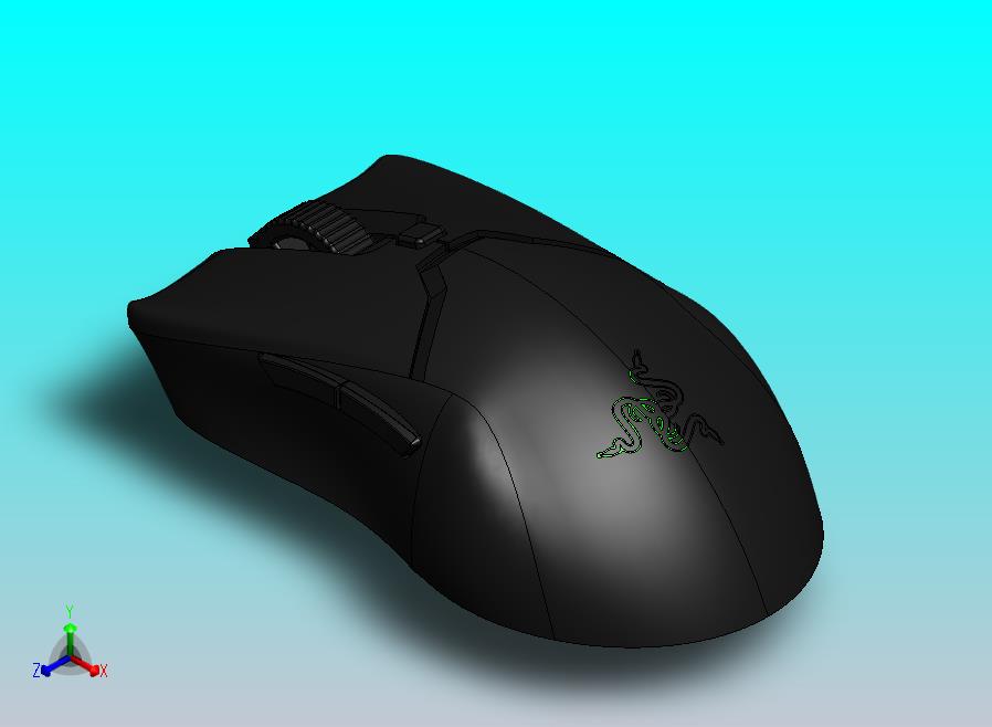 雷蛇蝰蛇迷你鼠标模型