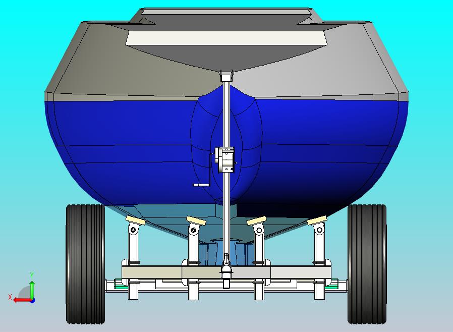船用拖车额定总重2200 kg