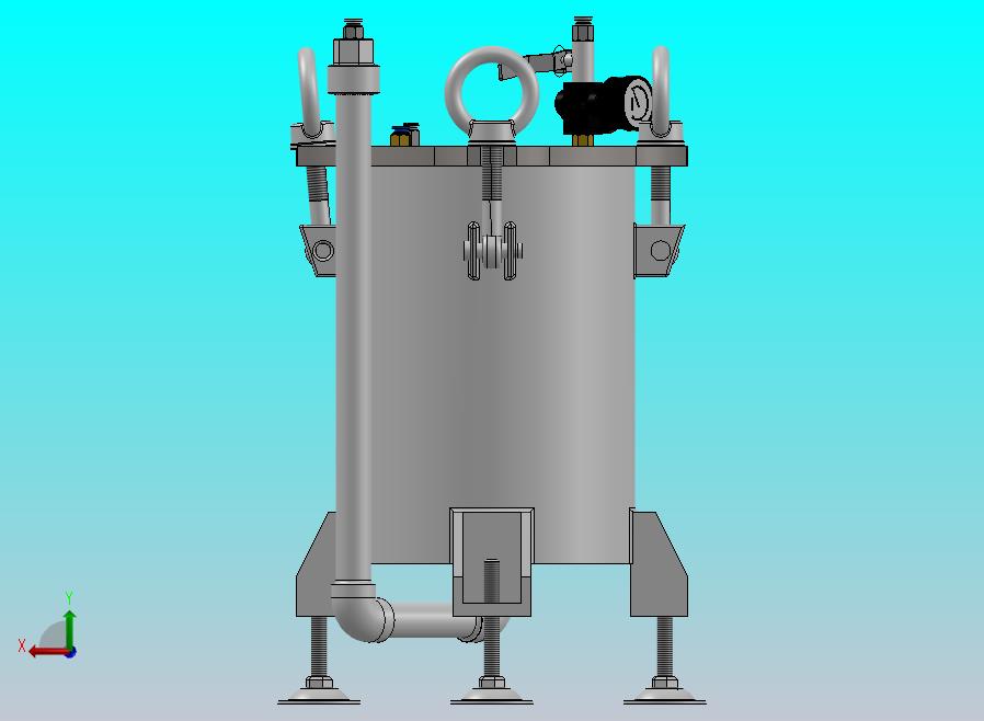底部出胶压力罐储胶罐