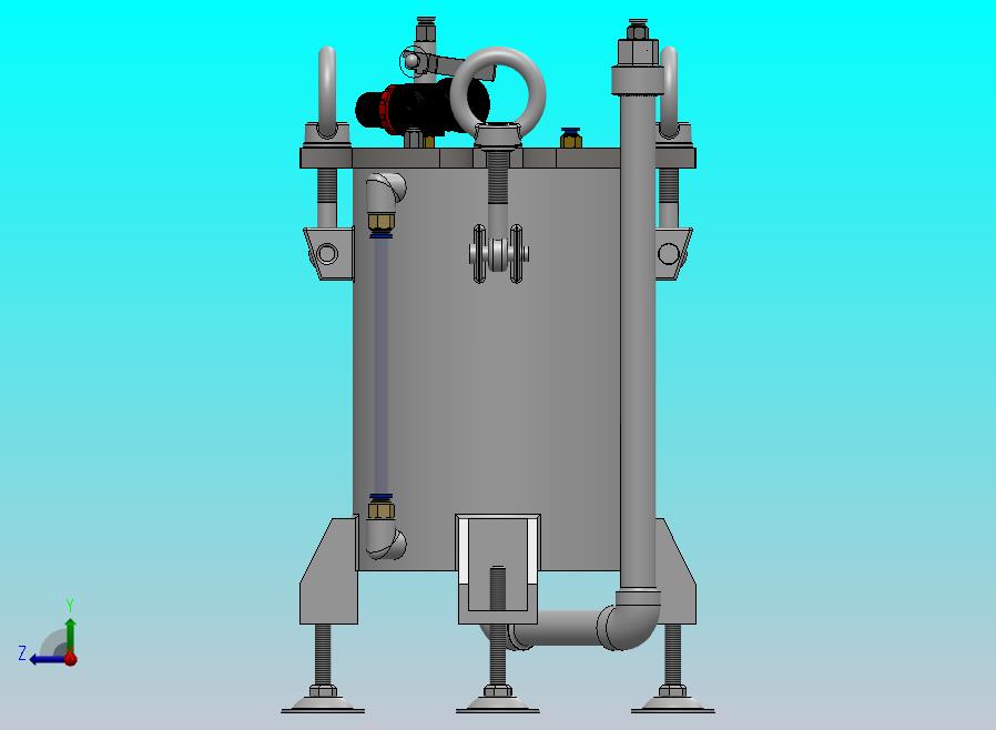 底部出胶压力罐储胶罐