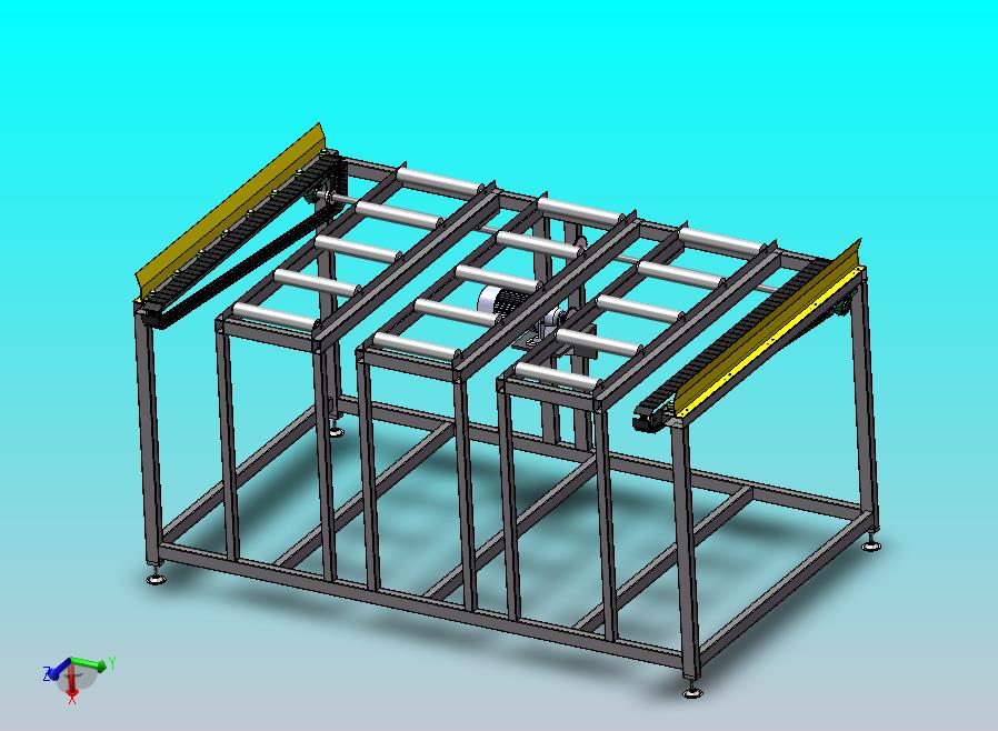 16-家具板厂、地板厂凉板线的出板架