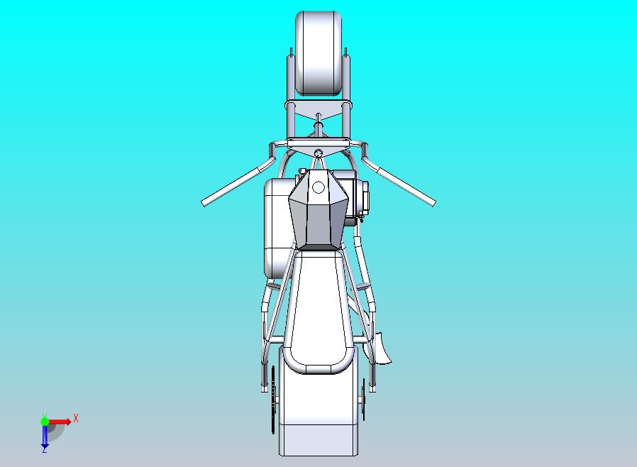 前轮伸出式摩托车