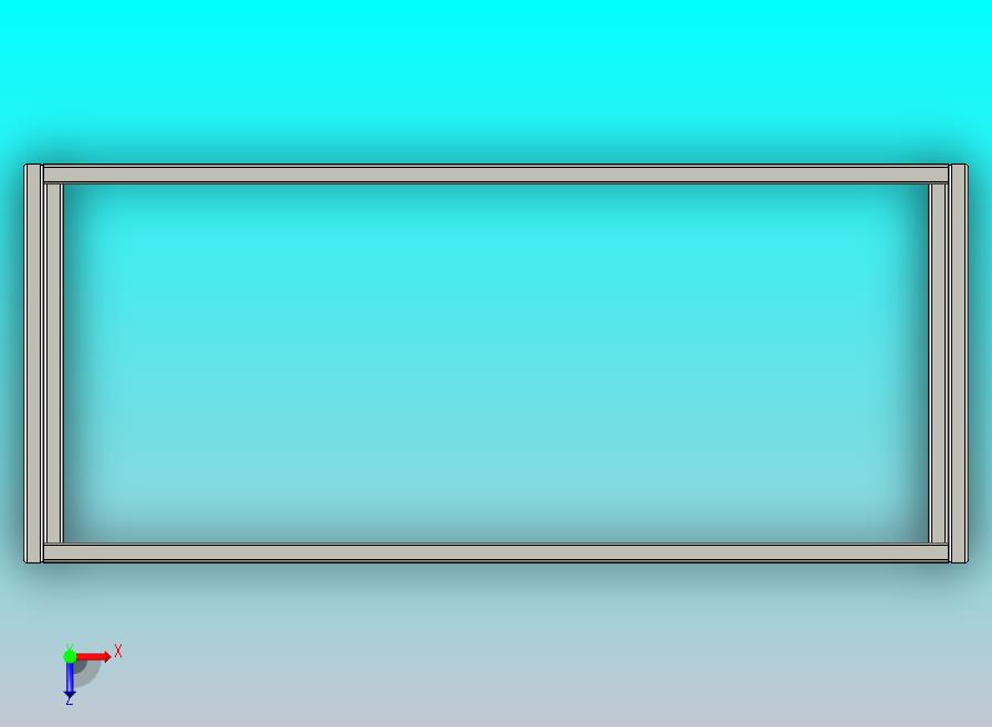 机架的金属框架