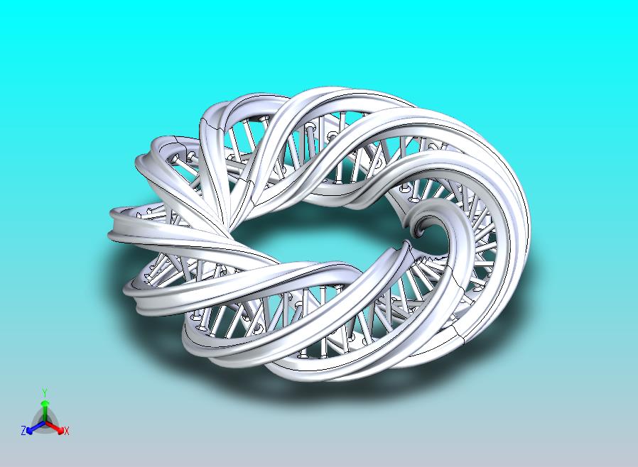 DNA莫比乌斯环——3D模型