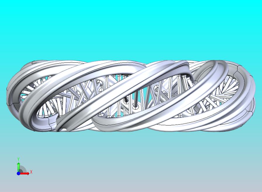 DNA莫比乌斯环——3D模型