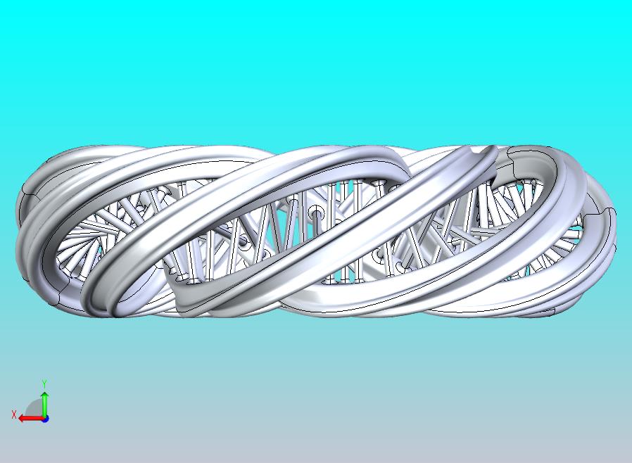 DNA莫比乌斯环——3D模型