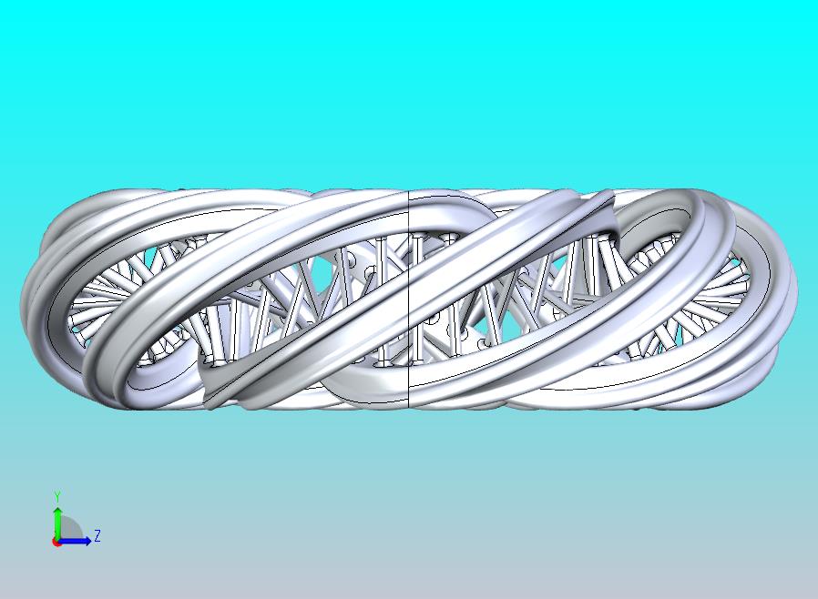 DNA莫比乌斯环——3D模型