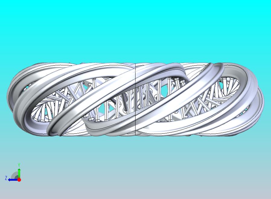 DNA莫比乌斯环——3D模型