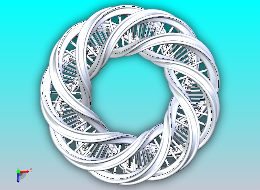 DNA莫比乌斯环——3D模型