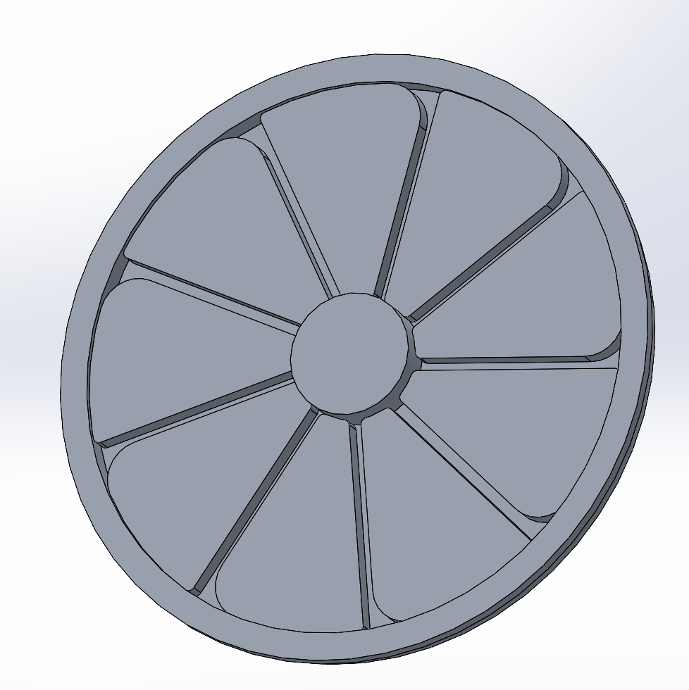 三维参数化车轮模型