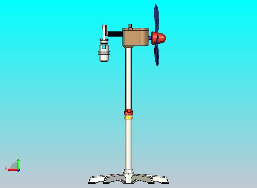 活塞驱动风扇设计