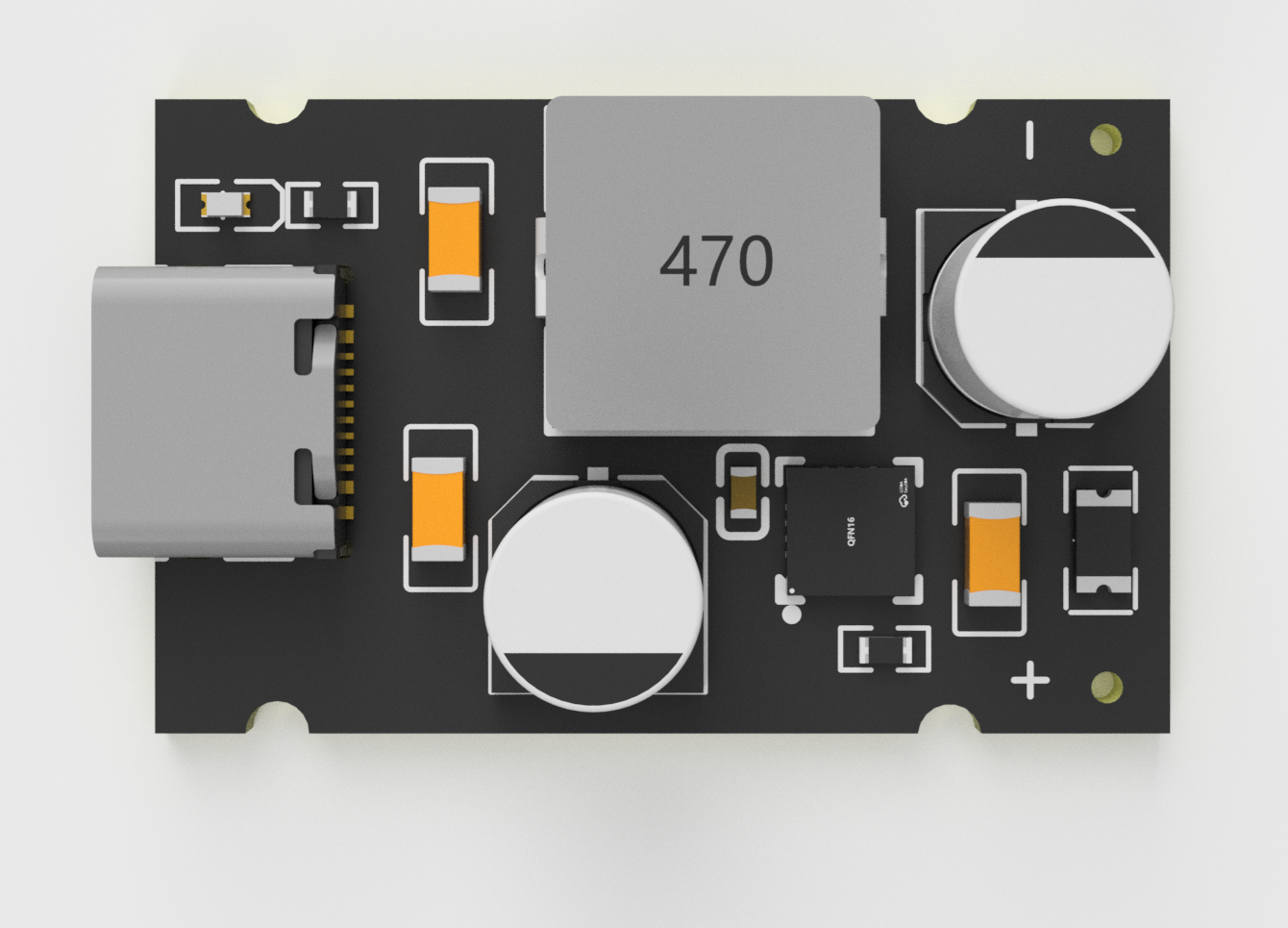 QC4.0 QC3.0 Type-C USB PD65W快速充电适配器模块
