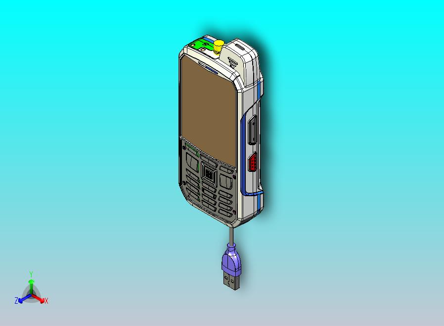 三防手机结构图纸 