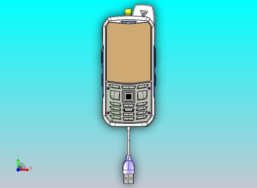 三防手机结构图纸 