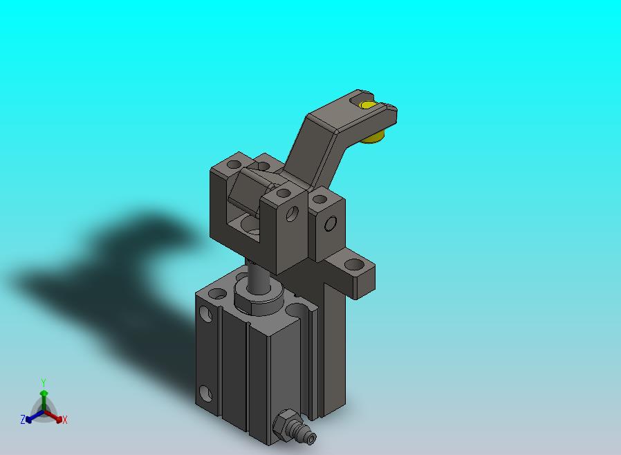 基于气缸的压紧机构