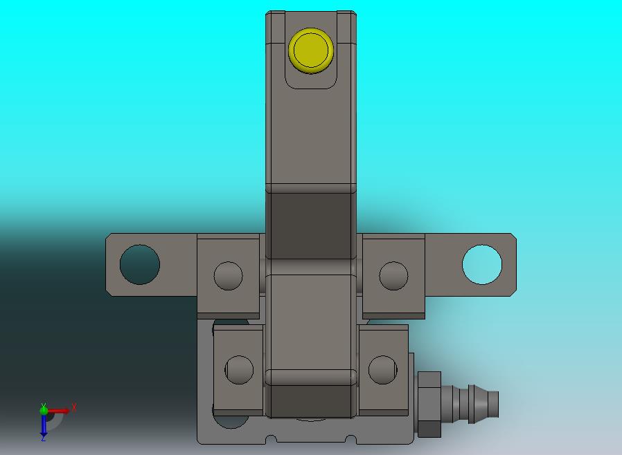 基于气缸的压紧机构