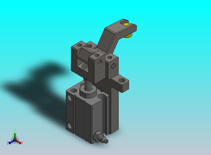 基于气缸的压紧机构