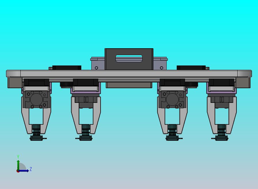 基于气缸的变距移栽机构