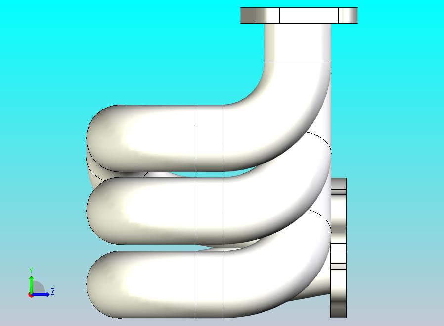 沃尔沃B230涡轮歧管，双涡旋