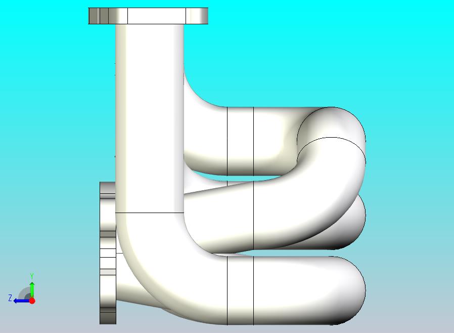 沃尔沃B230涡轮歧管，双涡旋