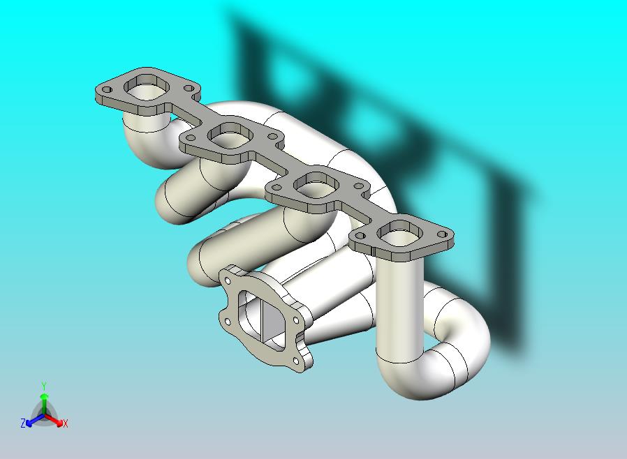 沃尔沃B230涡轮歧管，双涡旋