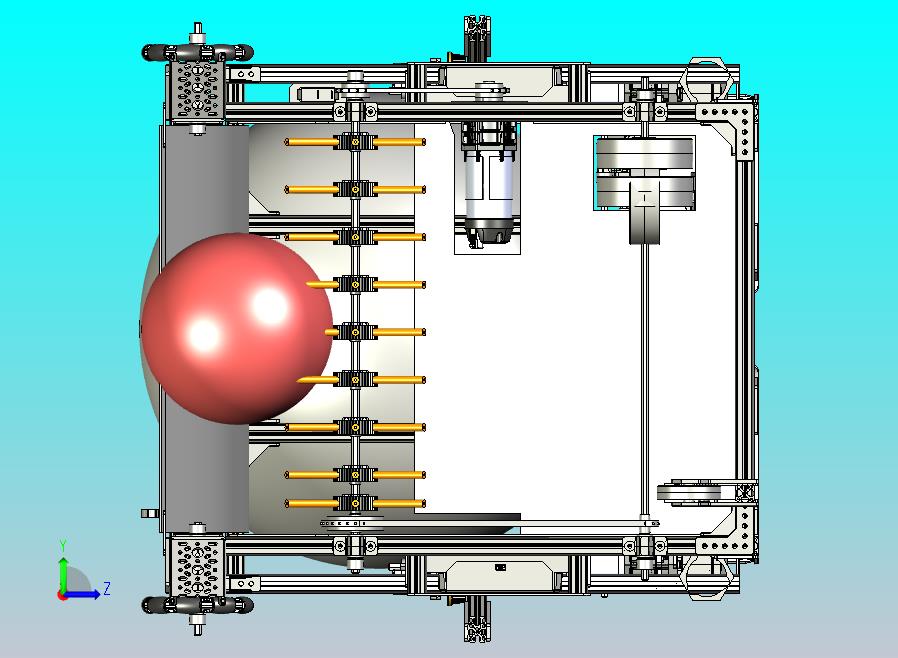 初始出球机器人原型