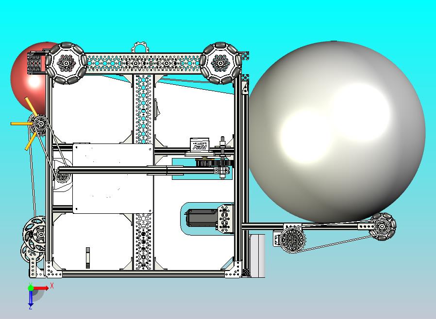初始出球机器人原型