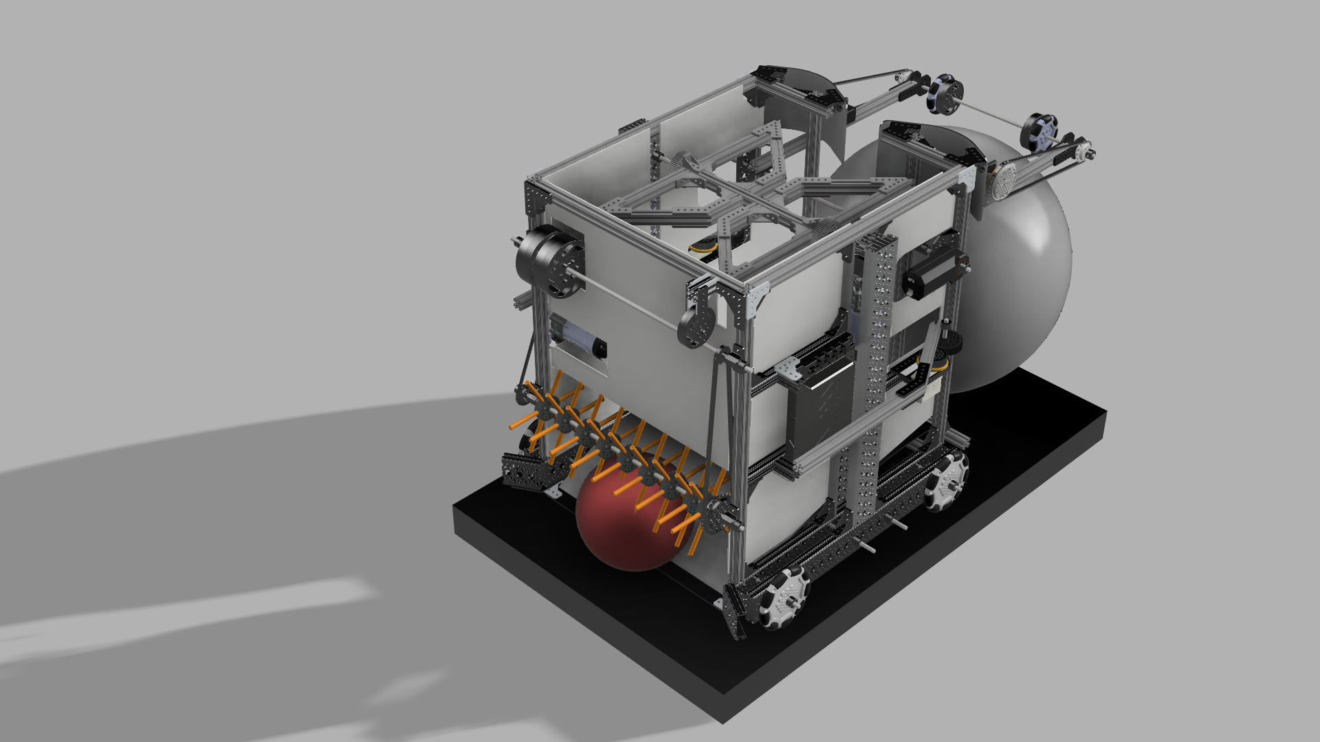 初始出球机器人原型