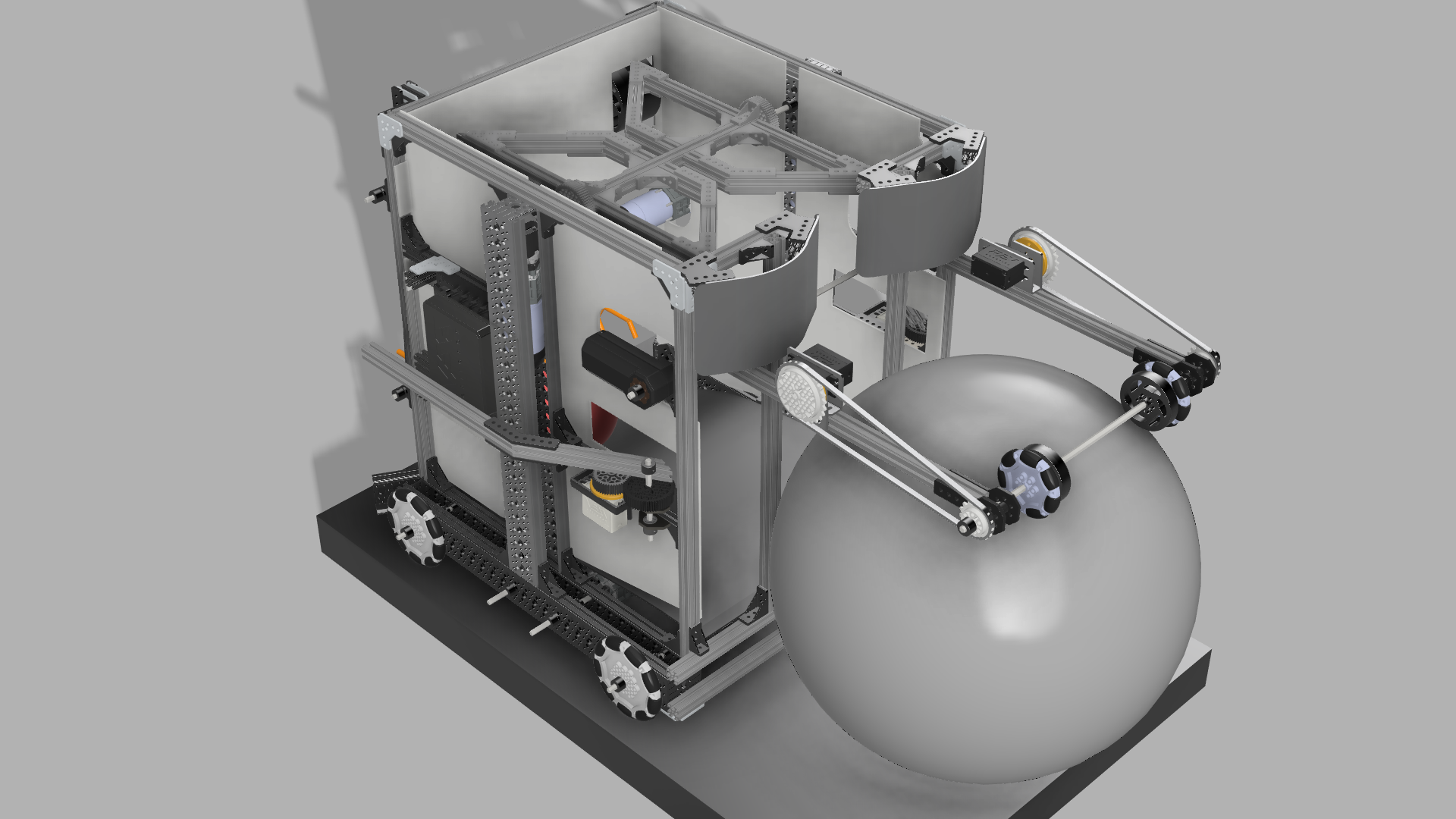 初始出球机器人原型