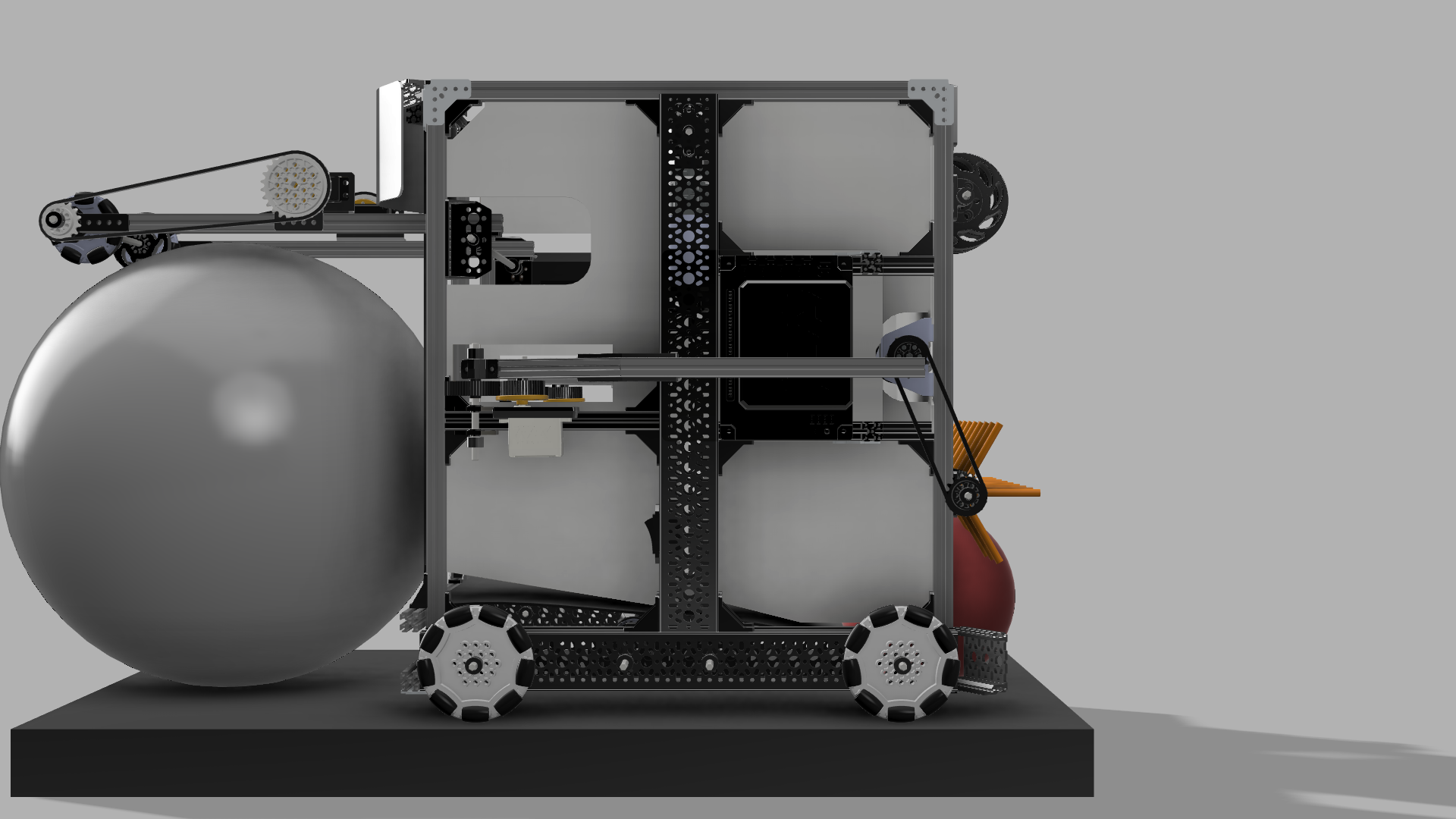 初始出球机器人原型