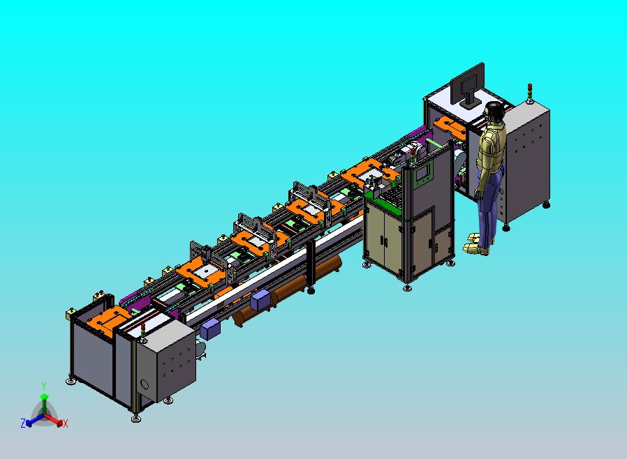 双层流水线LOGO组装线