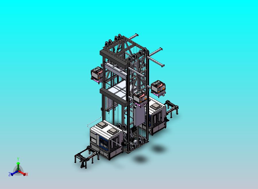 基于重载CNC加工上下料系统