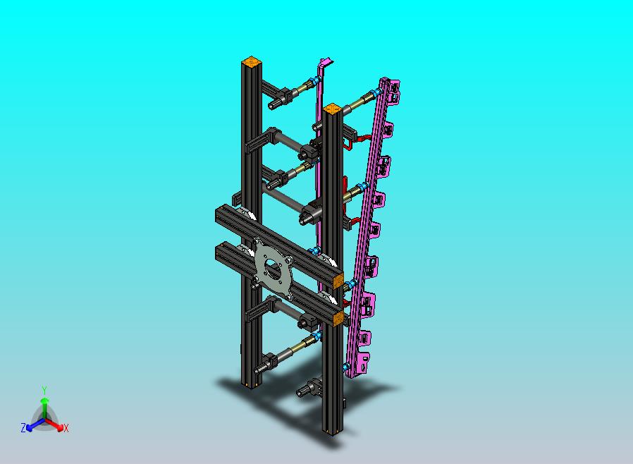 三轴机械手上自动取件的工装夹具