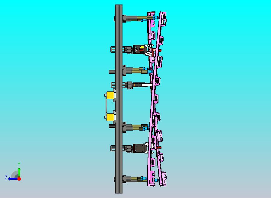 三轴机械手上自动取件的工装夹具