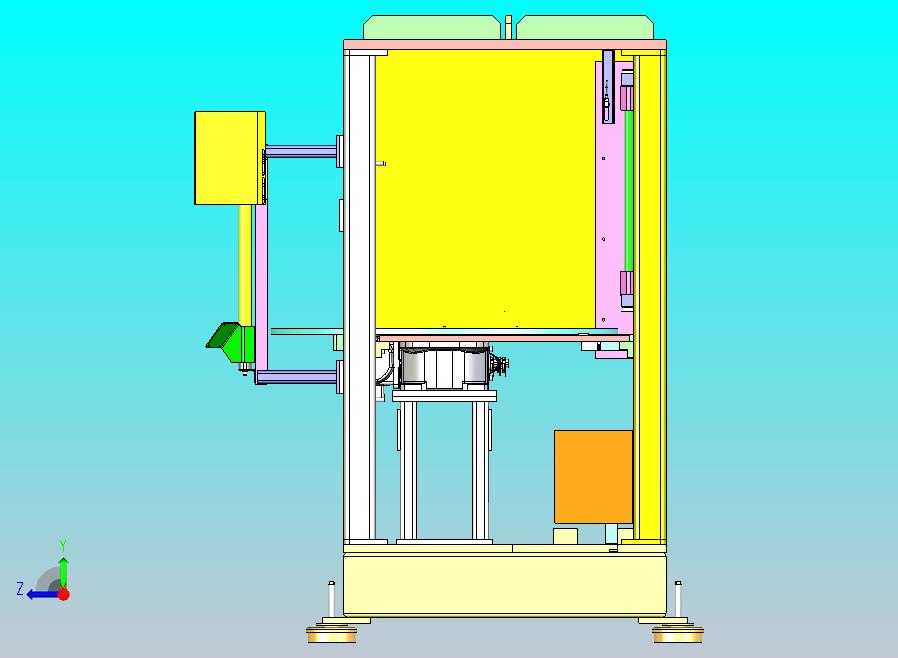 带转盘的机架总成