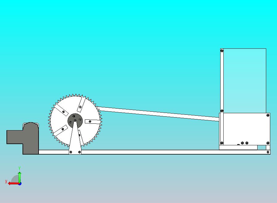 电能破碎机三维模型
