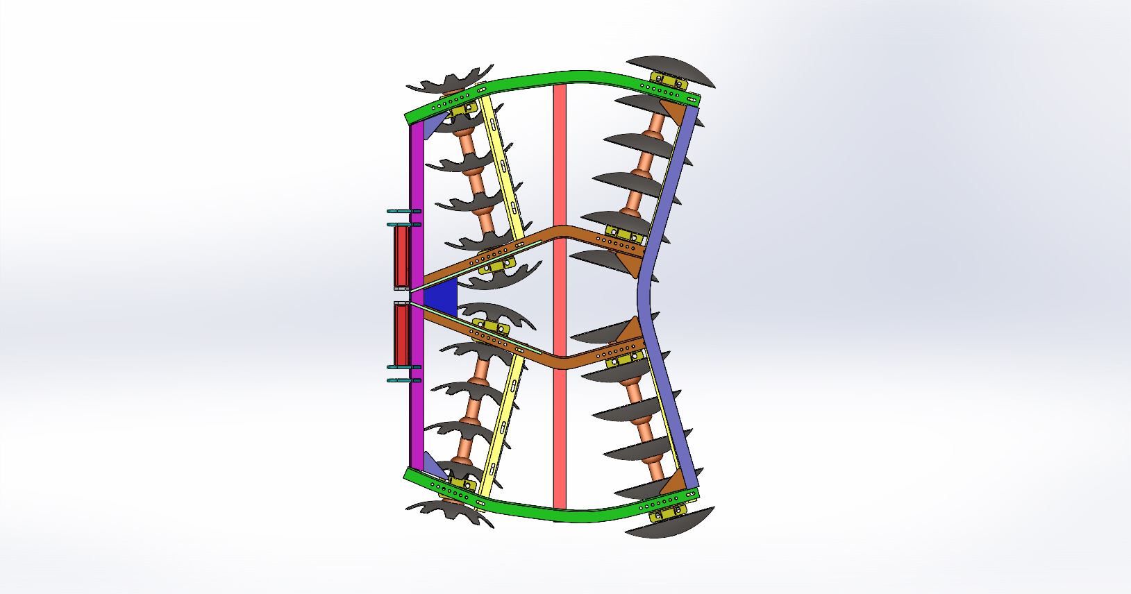 农用三点悬挂耙