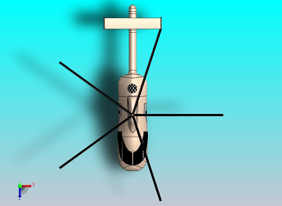 双发旋翼轻型通用直升机