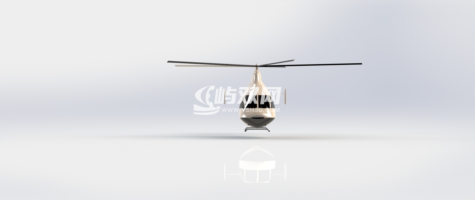 双发旋翼轻型通用直升机