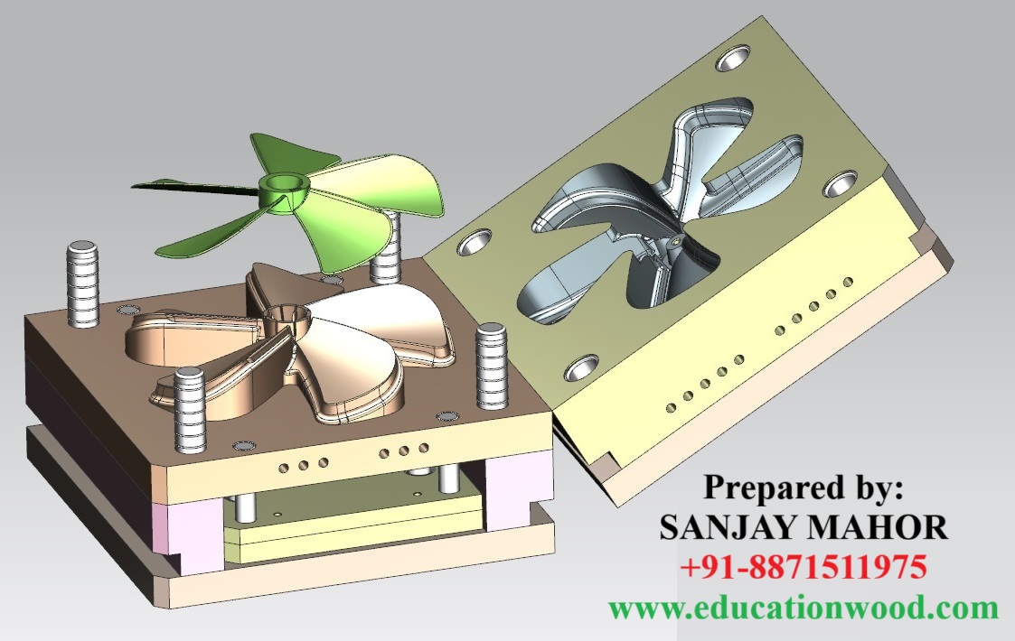 塑料风扇叶片模具