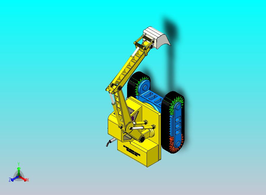 挖掘机三维模型