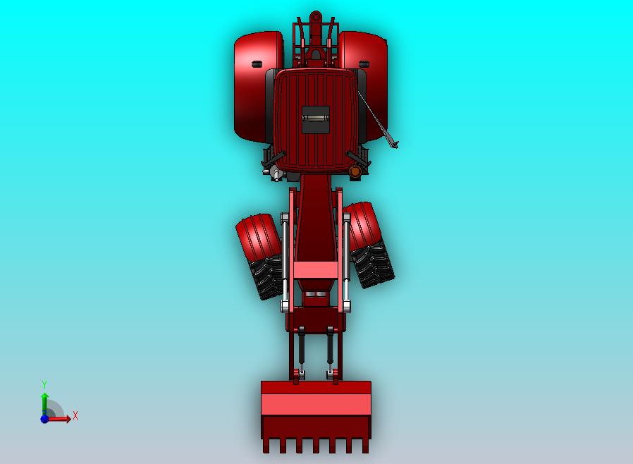 2-重型装载机3d模型 stp sw