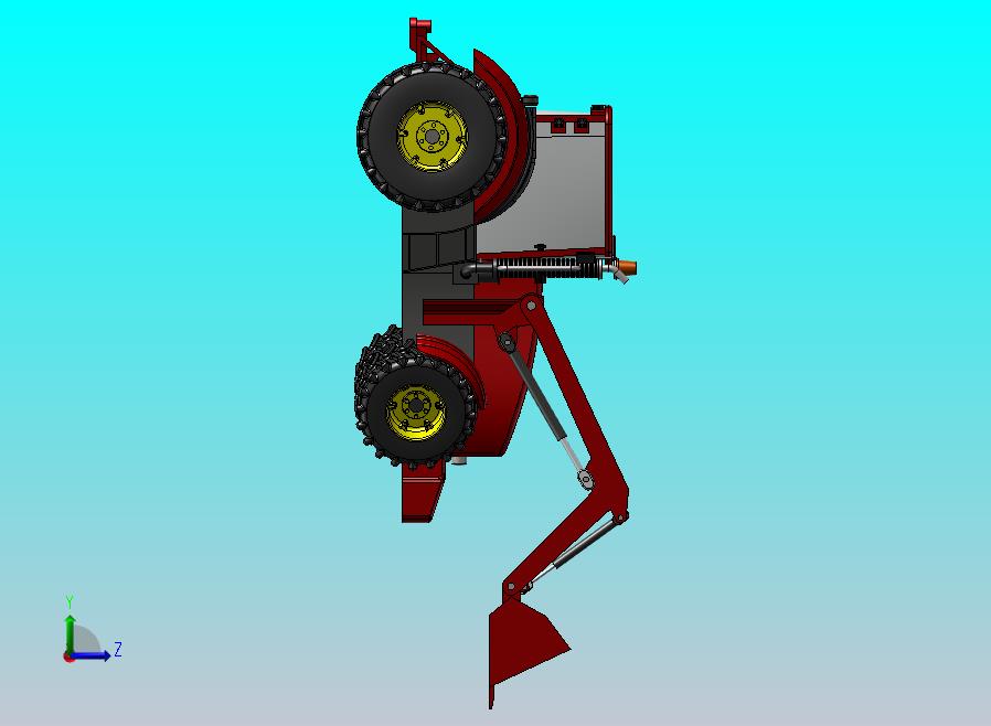2-重型装载机3d模型 stp sw
