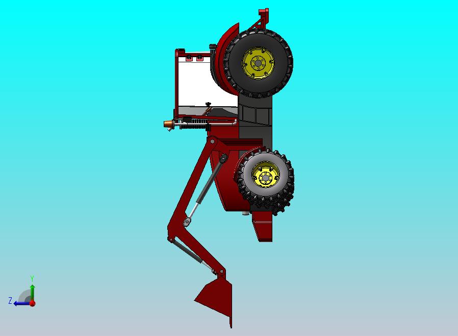 2-重型装载机3d模型 stp sw