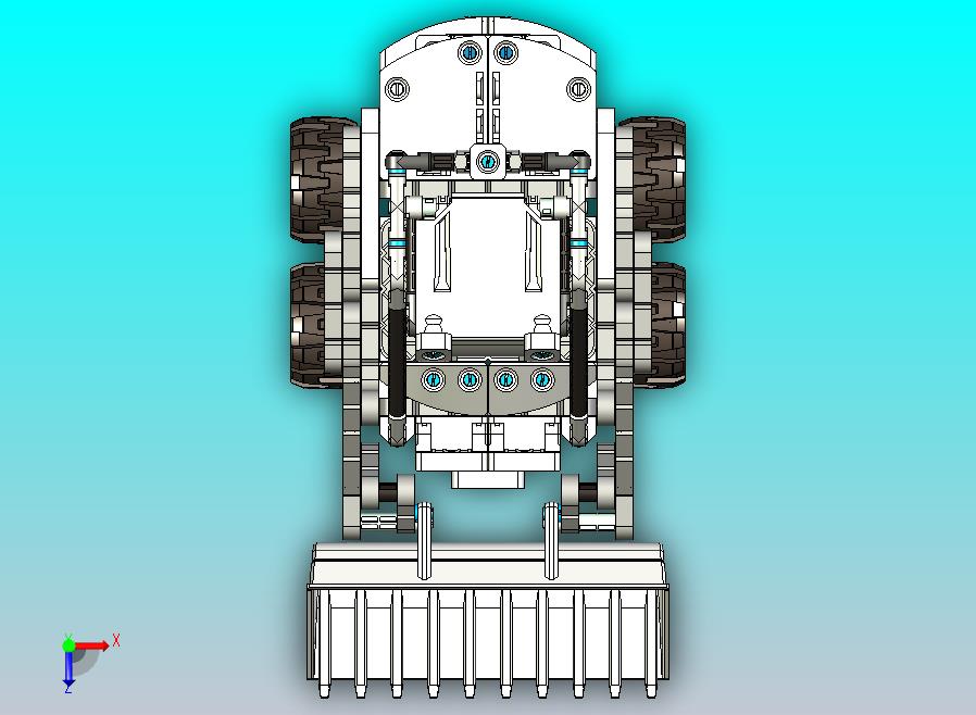 滑移装载机拼装模型 UG STP